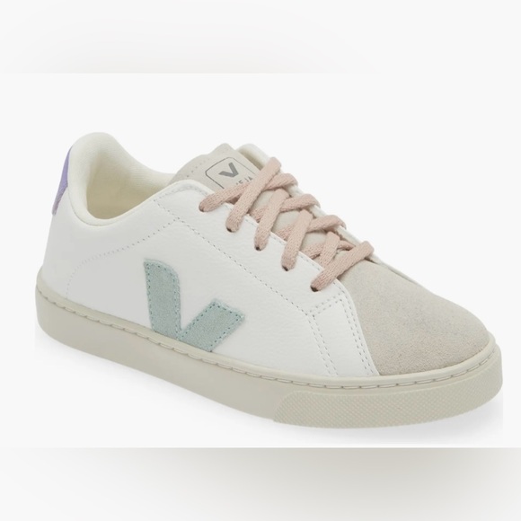 Veja,  Kids\' Small Esplar Leather Sneaker